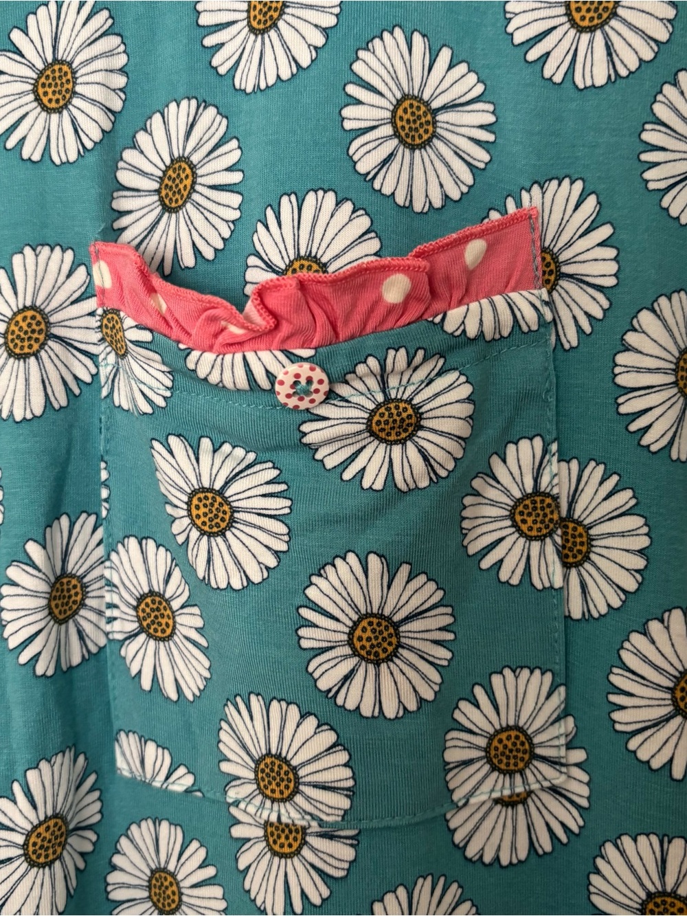 Matilda Jane Enchanted Cora daisy print sleep shirt nightgown small soft floral - Picture 6 of 12